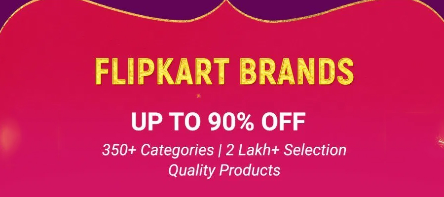 Up To 90% on Flipkart Big 10 Sale