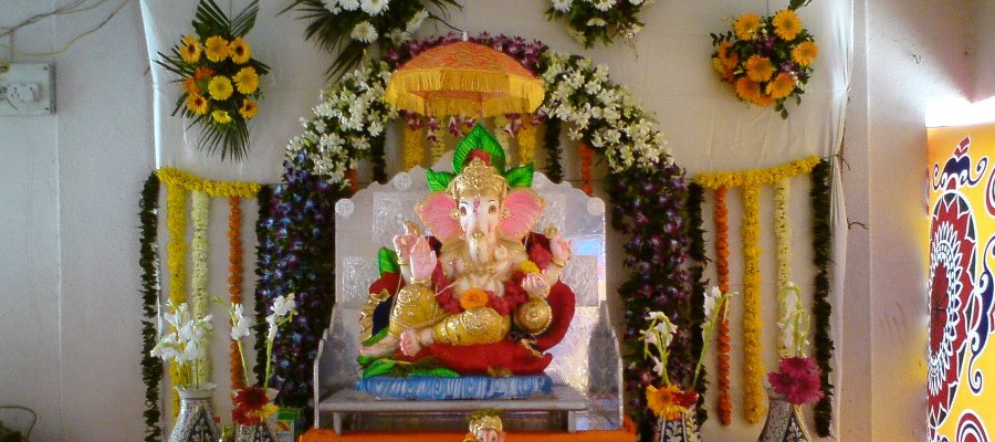 Ganesh-Chaturthi-Decoration